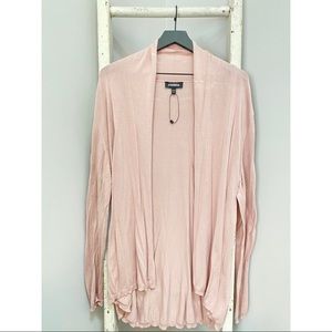 Express Light Pink Cardigan